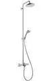Hansgrohe-HG-Showerpipe-Croma-220-fuer-Wanne-chrom-mit-Thermostat-27223000 gallery number 1